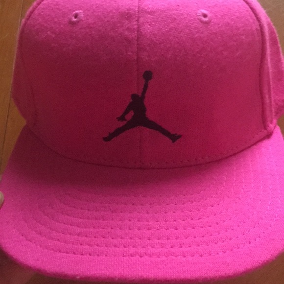 pink jordan hat